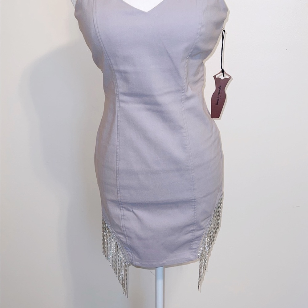Rhinestone Mini Dress